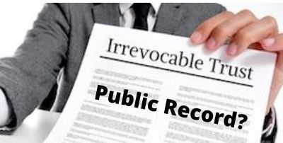 Are Trusts Public Record Are Trusts Public Record
